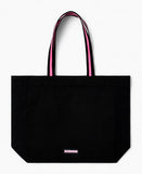 Sanrio Kuromi Rhinestone Face Large 21" x 16" Tote Bag Hello Kitty New with Tags