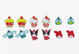 Sanrio Hello Kitty And Friends Holiday Earring Set Kuromi Melody Cinnamoroll NEW
