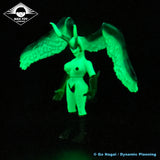 Max Toy Devilman Blue Glow in Dark Sirene Silene 8.5" Sofubi Figure Go Nagai