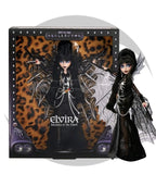 Monster High Doll Elvira Mistress of The Dark Collectible in Black Faux Leather