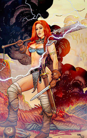 Red Sonja #7 Frank Cho Rachie Cosplay Megacon Exclusive Virgin Variant LE 500