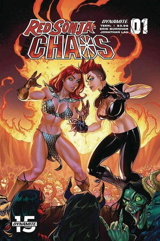 Red Sonja Age of Chaos #1 Cover D Ale Garza Variant NM 2020 Dynamite