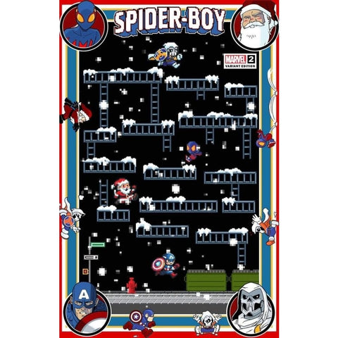 Spider-Boy #2 2024 Matthew Waite 8-Bit Gaming Nintendo Variant NM