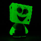 Kidrobot x Nickelodeon SpongeBob SquarePants NYCC 2017 GITD Figure New Sealed
