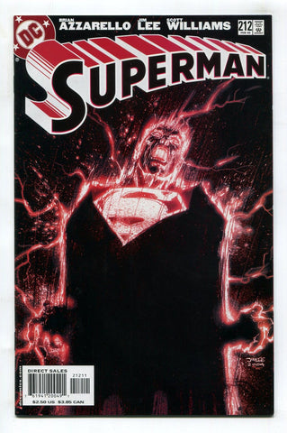 Superman #212 Jim Lee Cover and Art VF/NM DC Comics 2005