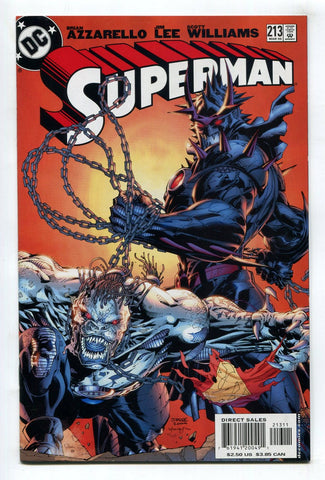 Superman #213 Jim Lee Cover and Art VF/NM DC Comics 2005