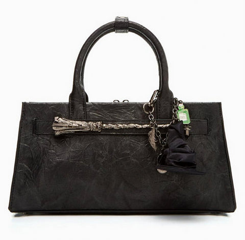 Her Universe Wicked Movie Elphaba Broomstick Crinkle Texture Handbag Purse NWT