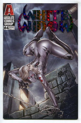 White Widow #4 Kickstarter Rainbow FOIL Variant Cover NM Absolute Comics