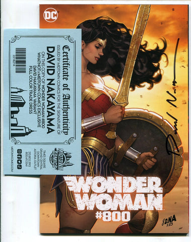 Wonder Woman #800 DC 2023 (First Trinity) David Nakayama Variant Signed NM