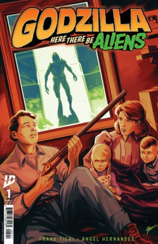 Godzilla: Here There Be Aliens #1 Cover B Variant IDW 2025 NM