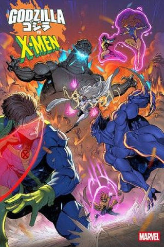 Godzilla Vs X-Men #1 Marvel Comics 2025 Iban Coello Variant NM