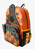 Loungefly Toho Godzilla Attack City in Flames Full Size Figural Backpack NWT