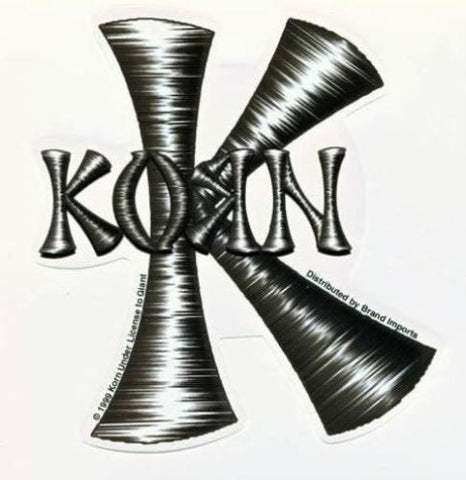 Korn Vinyl Bumper Skate Deck Window Sticker 4.5" x 5" JDevil Jonathan Davis - redrum comics