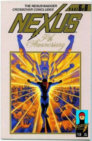 NEXUS #50 BADGER Crossover Steve Rude Mike Baron MINT - redrum comics