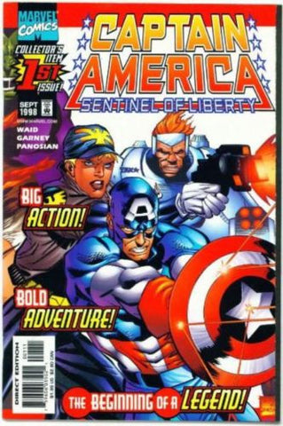 Captain America Sentinel of Liberty #1 1998 NM - redrum comics