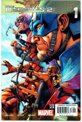 The ULTIMATES Vol 2 #1 Mark Millar Kevin Hitch 1st Print Avengers MINT - redrum comics