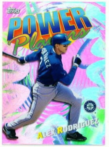 1999 Topps Alex Rodriguez Power Players Insert Card - redrum comics