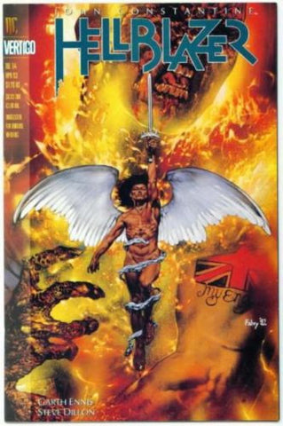 HellBlazer #64 Garth Ennis Steve Dillon 1993 Glenn Fabry Preacher Constantine - redrum comics