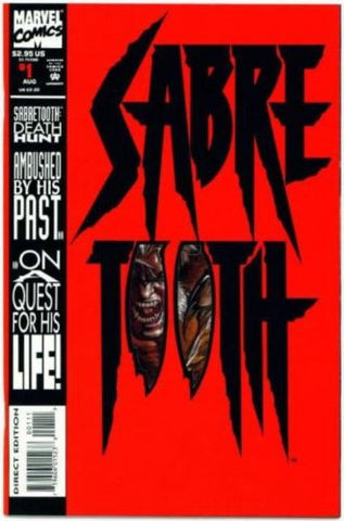 SabreTooth #1 Mark Texeira 1993 Marvel Comics Wolverine - redrum comics