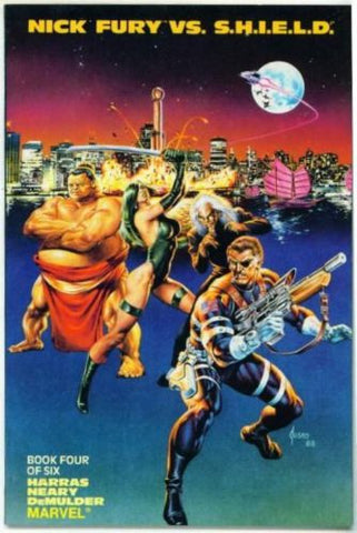 Nick Fury VS SHIELD Book 4 Four Marvel Comics 1988 - redrum comics