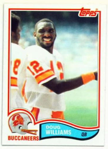 1982 Topps Doug Williams Tampa Bay Buccaneers Card Super Bowl XXII MVP - redrum comics