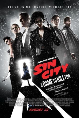 Sin City 2 A Dame to Kill For SDCC 13"x20" Full Cast Promo Movie Poster - redrum comics