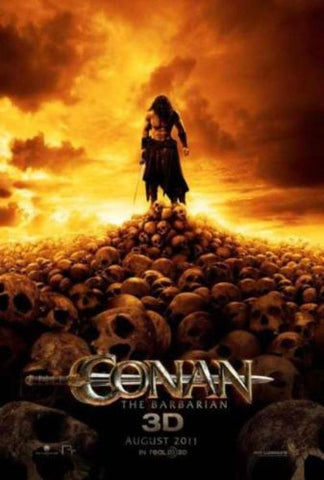 Conan the Barbarian 3D 2011 Movie Promo poster 13.5" x 20" Jason Momoa - redrum comics