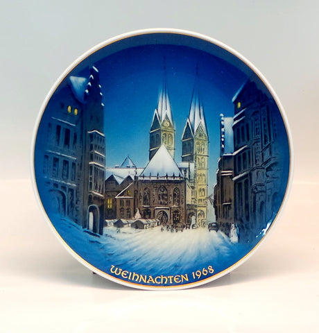 Rosenthal Germany Weihnachten Christmas 1968 Porcelain Collector Plate