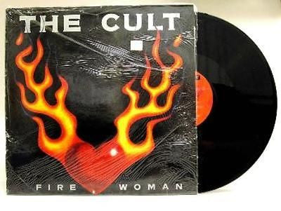The Cult Fire Woman 12" 3 Track Vinyl Single 1989 Ian Astbury - redrum comics
