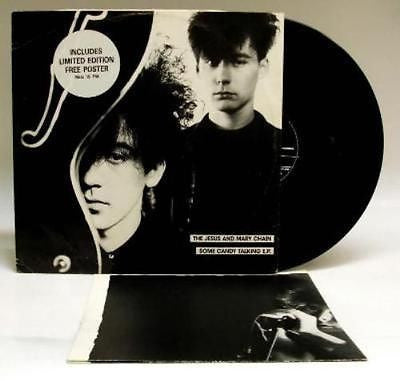 The Jesus and Mary Chain Some Candy Talking Vinyl EP with Bonus Poster RARE - redrum comics