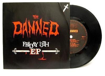 The Damned Friday the 13th Vinyl 7" EP Dave Vanian PUNK - redrum comics