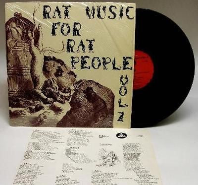 Rat Music for Rat People Vol 2 Original Vinyl LP Punk Butthole Surfers JFA MDC - redrum comics