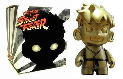 Kidrobot x Street Fighter NYCC 2013 Exclusive GOLD RYU figure New Sealed - redrum comics