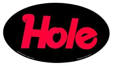 Hole the Band Vinyl Bumper Skate Deck Window Sticker 7" x 4" Courtney Love - redrum comics
