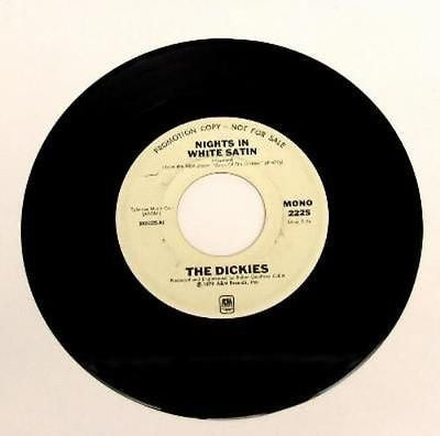 The Dickies Nights in White Satin 7" Vinyl Promo Punk Rock - redrum comics