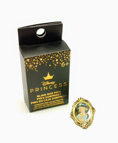 Loungefly Disney Princess Gold Portrait JASMINE Blind Box Enamel Pin