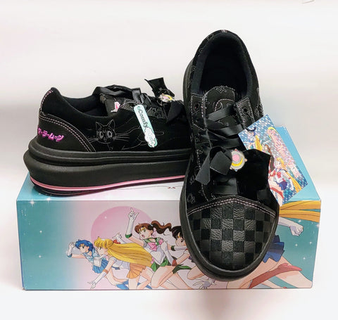Vans × Pretty Guardian Sailor Moon OLD SKOOL OVERT CC Size 10.5 Shoes New