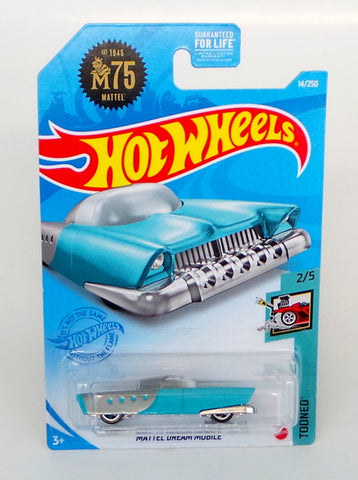 2021 Hot Wheels 14/250 Mattel Dream Mobile 2/5 TOONED 75th ANNIVERSARY BLUE