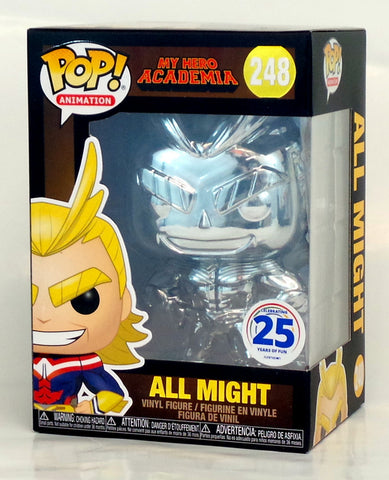 Funko Pop! My Hero Academia: All Might #248 Silver Funimation – redrum comics