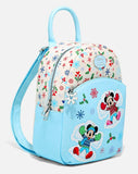 Her Universe Disney Mickey & Minnie Mouse Snow Angels Mini Backpack New w/ Tags