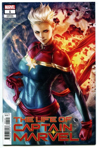 Life of Captain Marvel #1 NM Artgerm Variant Cover Ms Carol Danvers