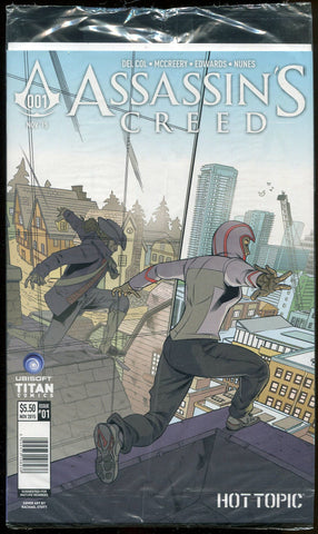 Assassin's Creed #1 Comic Book Hot Topic Variant Sealed Titan Comics Ubisoft 2015 - redrum comics
