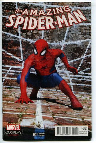 Amazing Spider-Man #1 Cosplay Variant Cover Marvel Comics VF 2015