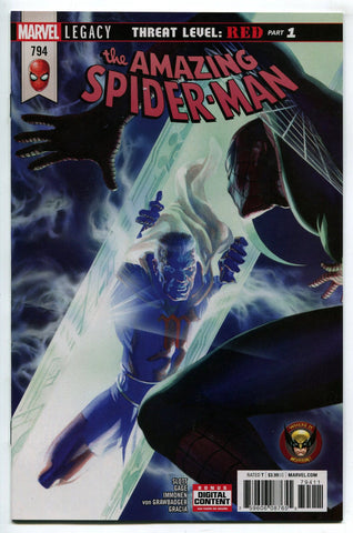 Amazing Spider Man #794 Alex Ross Cover NM Green Goblin Carnage Threat Level RED