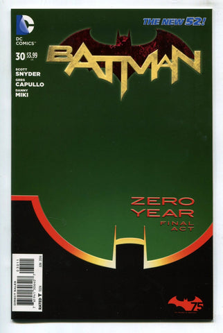 Batman Zero Year Final Act #30 NM The New 52! DC Comics 2014 1st Print