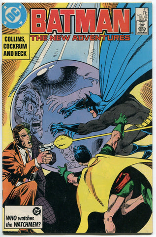 Batman #411 Two Face Dave Cockrum Art 1987 VF - redrum comics
