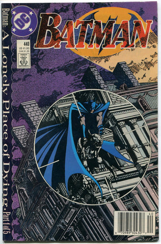 Batman #440 A Lonely Place of Dying Part One Two Face Nightwing 1989 VF - redrum comics