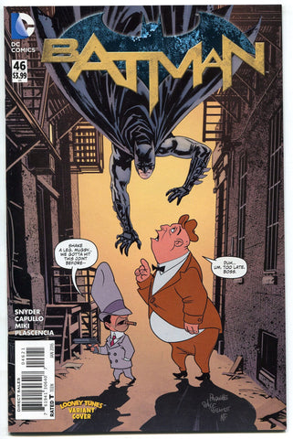 Batman #46 Looney Tunes Variant Cover VF DC Comics New 52 2015 Mr Bloom - redrum comics