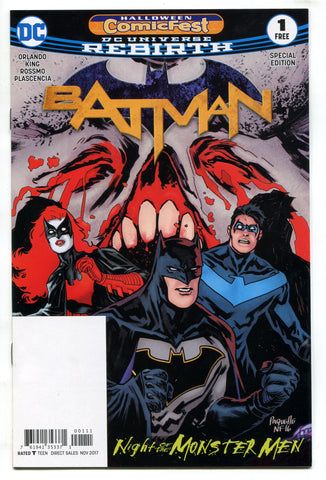 Halloween ComicFest Batman Rebirth #1 NM HCF DC Comics 2017