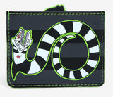 Loungefly Beetlejuice Never Trust the Living Sandworm Cardholder New w/Tags
